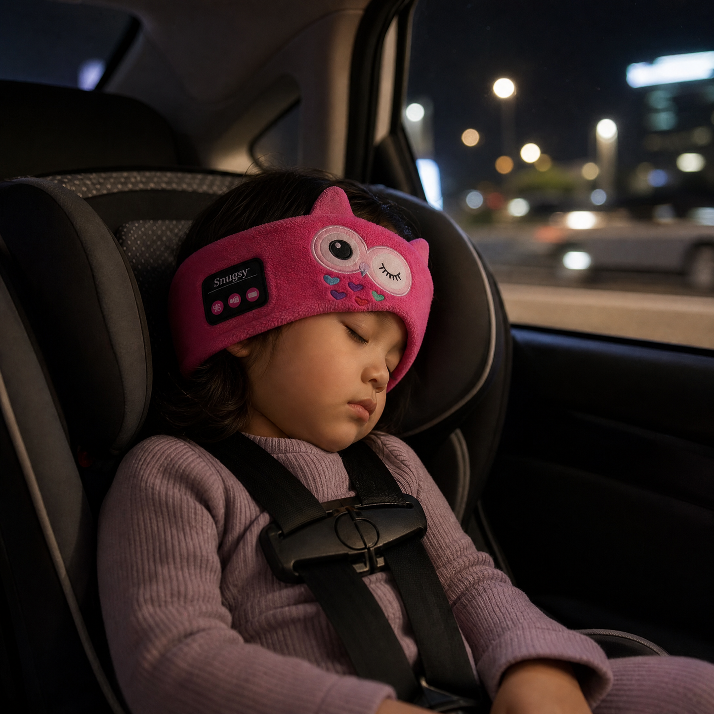 𝑩𝑳𝑼𝑬𝙎𝙃𝑶𝑻® 👑 Soft Bluetooth Sleep Headband For Kids, Toddlers & Adults Long Flights. Quiet Kids. Stress-Free Travel