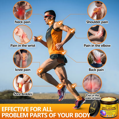 30% Discount🎁🎁|𝐌𝐔𝐑𝐖𝐎𝐍® Bee Venom Pain-Relief Bone Healing Cream ✨✨✨(Specially for older adults)