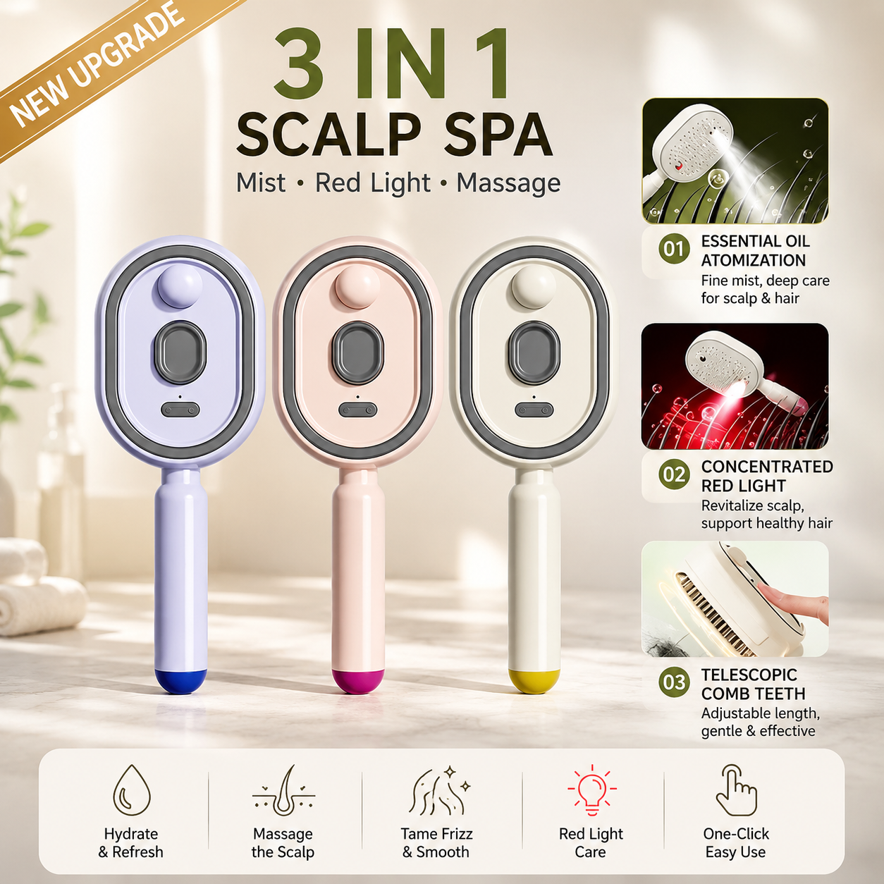 🔥Day Sale 50% OFF🔥PKNEW® 3-in-1 SilkGlide Styler