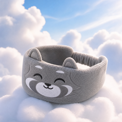 𝑩𝑳𝑼𝑬𝙎𝙃𝑶𝑻® 👑 Soft Bluetooth Sleep Headband For Kids, Toddlers & Adults Long Flights. Quiet Kids. Stress-Free Travel
