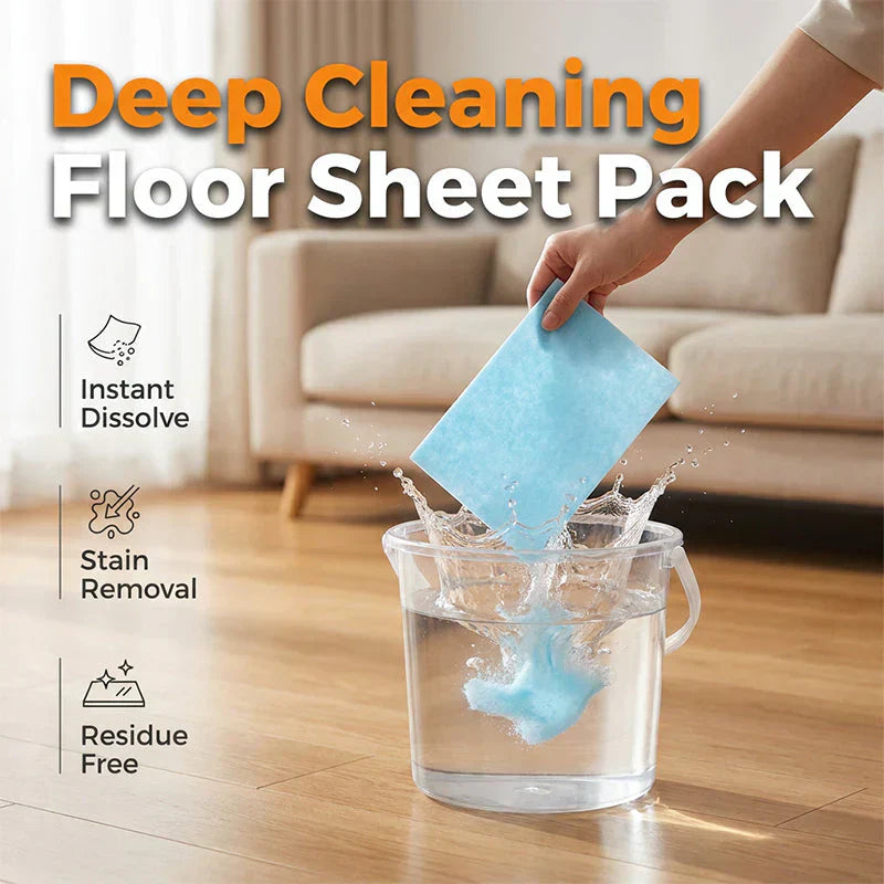 Water-Soluble Floor Cleaning Sheets🔥