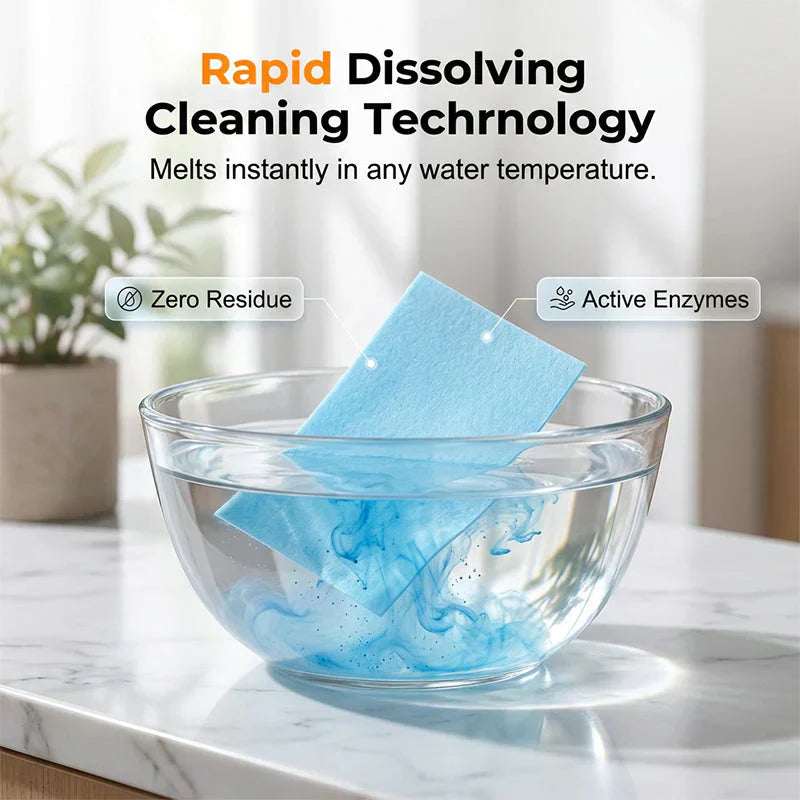 Water-Soluble Floor Cleaning Sheets🔥